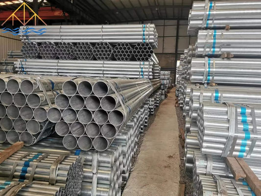 Width Customer Requirements Galvanized Steel Pipe EXW Term 58m 6m 12m Suitable for Water Gas and Structural Applications